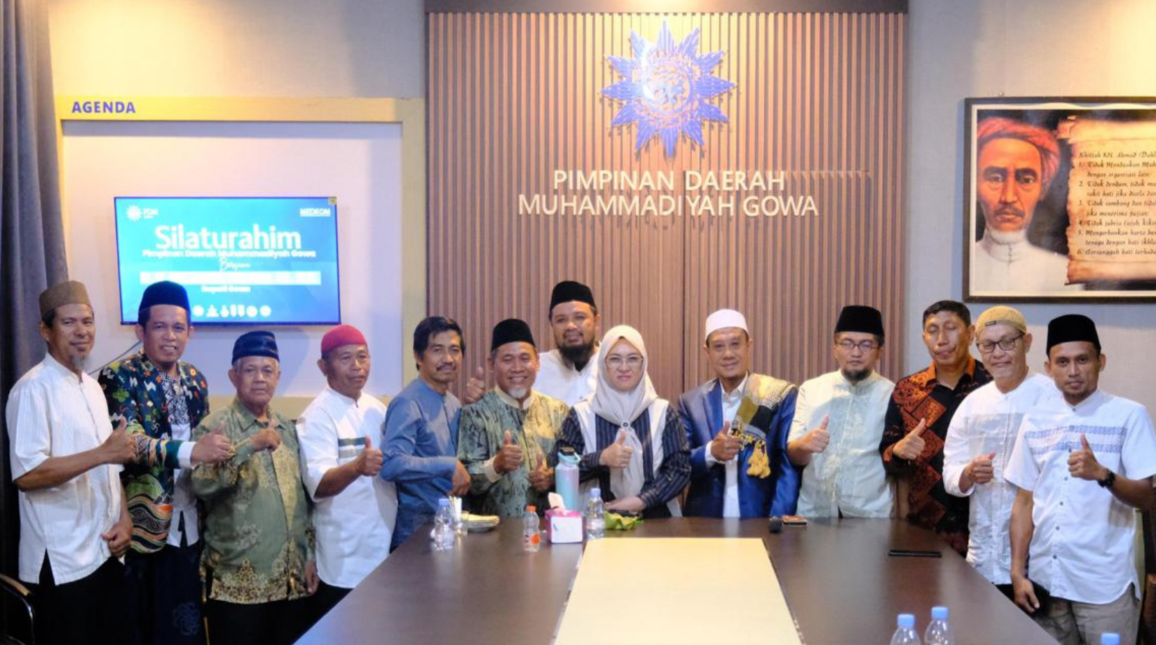 Terima Kunjungan Perdana Bupati di Pusdam, PDM Gowa Perkuat Sinergi Membangun Umat