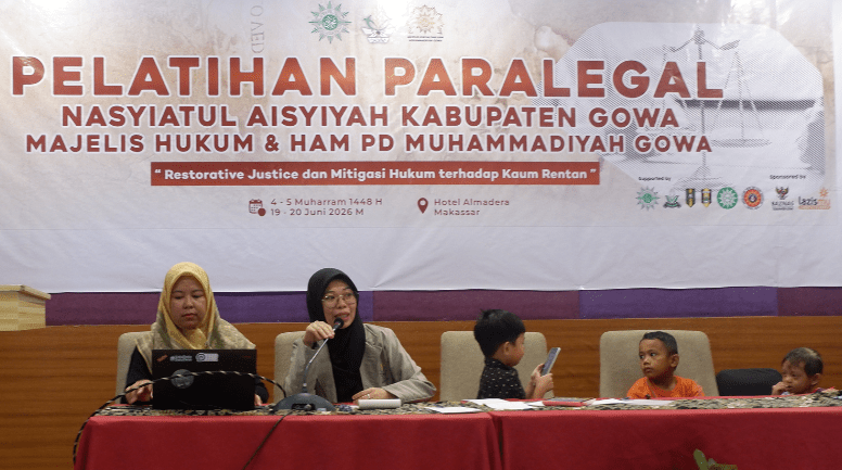 NA Gowa Hadirkan Ruang Ramah Anak dalam Pelatihan Paralegal