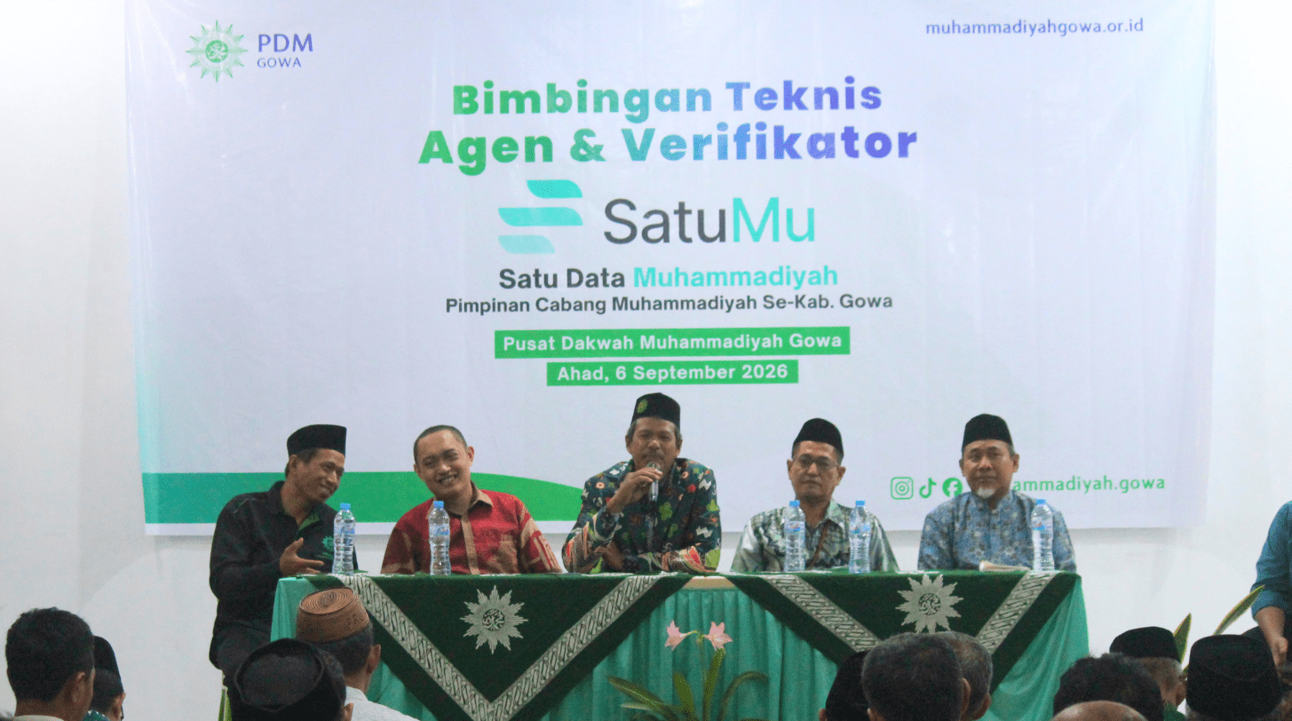Bimtek SatuMU, Muhammadiyah Gowa Perkuat Tata Kelola Data Persyarikatan